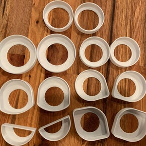 Fursuit eye blanks. 3d printed follow me eye blanks.