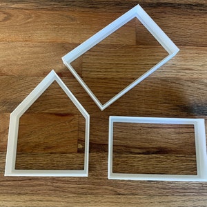 Gingerbread house cookie cutter set - Traditional