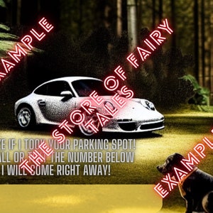 Autoaccessoires, autostickers, parkeerstickers, gepersonaliseerde autoberichten, aangepaste accessoires, voertuigsticker, voorruitlabel