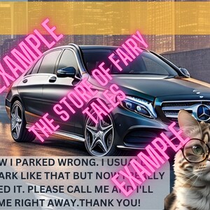 Autoaccessoires, autostickers, parkeerstickers, gepersonaliseerde autoberichten, gepersonaliseerde accessoires, voertuigsticker, digitaal printen