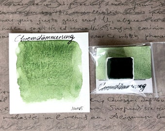 Chromdämmerung | aquarelle faite à la main | demi-casserole | aquarelle de granulation