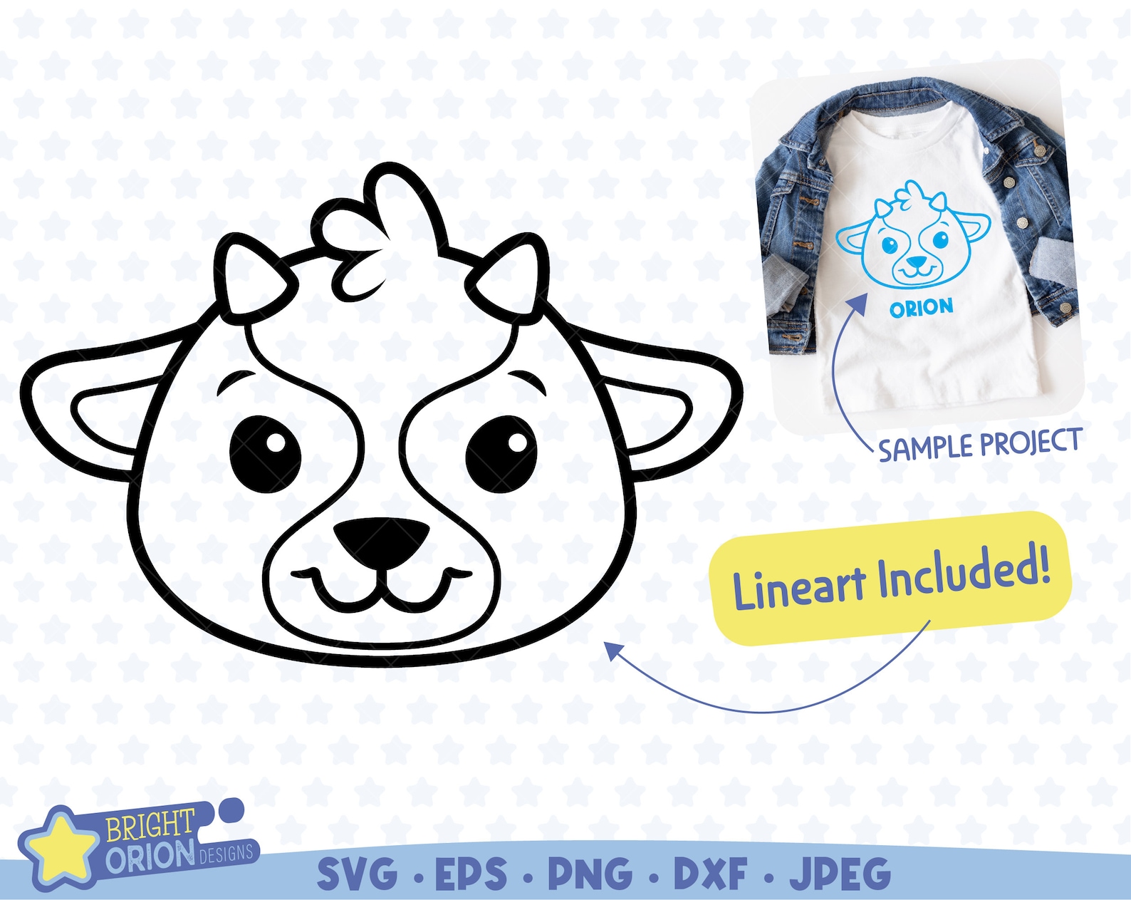 Cute Goat Face Svg, Goat Head Clipart, Ranch Svg, Barn Svg, Goat Png ...