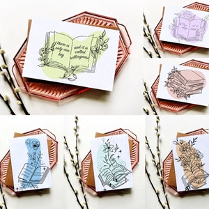 Cartes de correspondance vierges sur la sobriété et la récupération | Célébrez les anniversaires de sobriété, les encouragements des nouveaux arrivants, les commanditaires | Ensemble cadeau de 6 ou 12