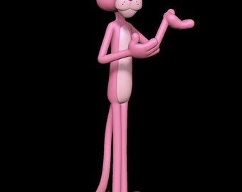 Pink Panther Statue Inspektor Clouseau Geschenk / Sammlung / handgemacht
