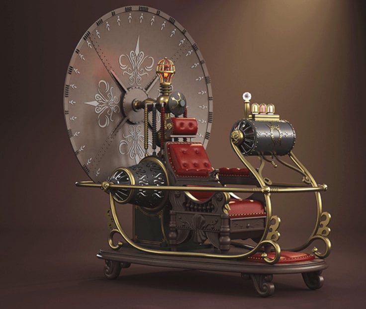 The Time Machine 1960 Figüre / Statue / 28 Cm/ Gift/ Led