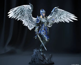 Dame Aylin Baldurs Gate 3 Figur 20 cm Höhe *12k Print* | Geschenk für Gamer | BG3 Statue | Handgemachtes Geschenk | Geschenk Skulptur |