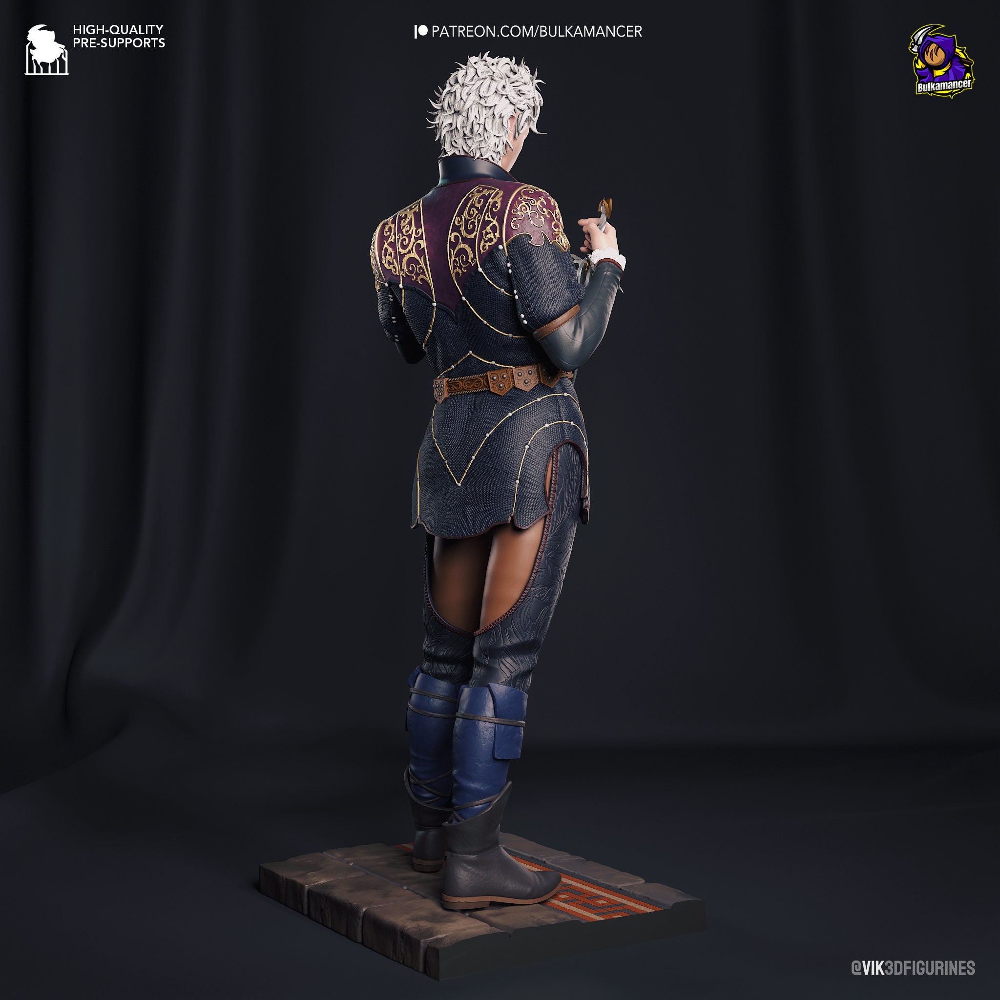 Astarion Baldurs Gate 3 Figure 20 Cm Height *12k Print