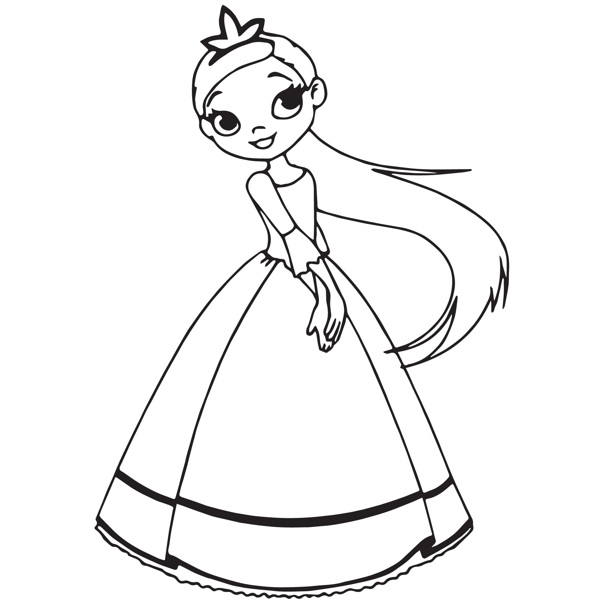 58 Princess Coloring Pages Printable Digital Coloring Printable