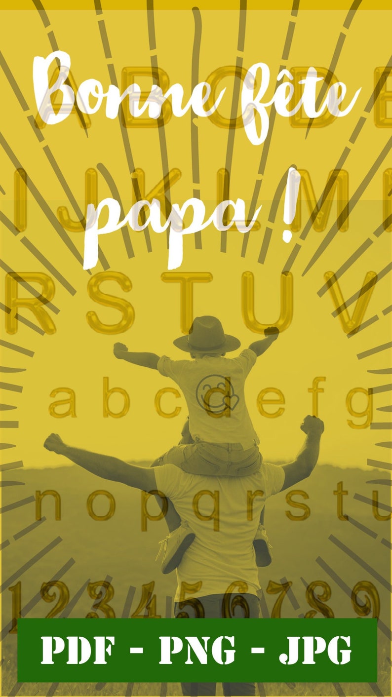 FETE DU PERE | Bonne Fête Papa ! - Etsy