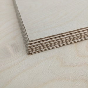 1/8 Baltic Birch Plywood 12 X 24 Sheets 22 per Box 
