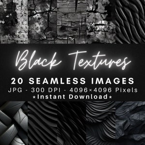 Peut inclure: Un ensemble de 20 textures noires et blanches sans couture. Les textures sont en haute résolution, 4096 x 4096 pixels, et 300 DPI. Les textures sont parfaites pour une utilisation en design numérique, design web et design d'impression.