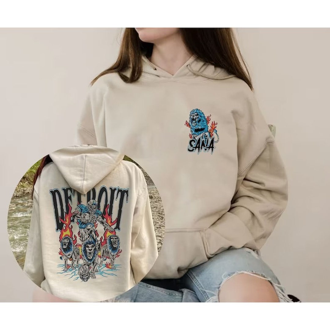 Sana Detroit Basketball Hoodie New Collection SANA University Etsy