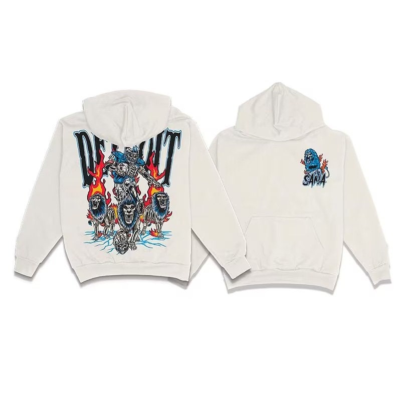 Sana Detroit Basketball Hoodie New Collection SANA University Etsy