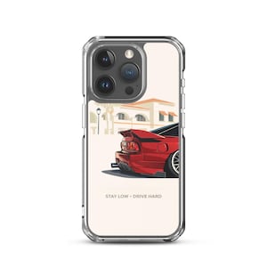 Red 240sx 180sx JDM iPhone Case MagSafe Compatible Car Gift