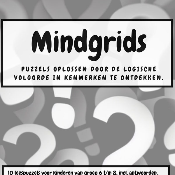 Werkboek Begrijpend Lezen / Mindgrids / Onderwijs / Basisschool / Digitaal bestand