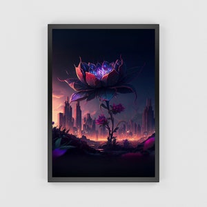 Abstract FLOWER Aesthetic Print Wall Art Poster, Elevate Your Space with Elegance for Contemporary Home Décor, Stylish Home Décor