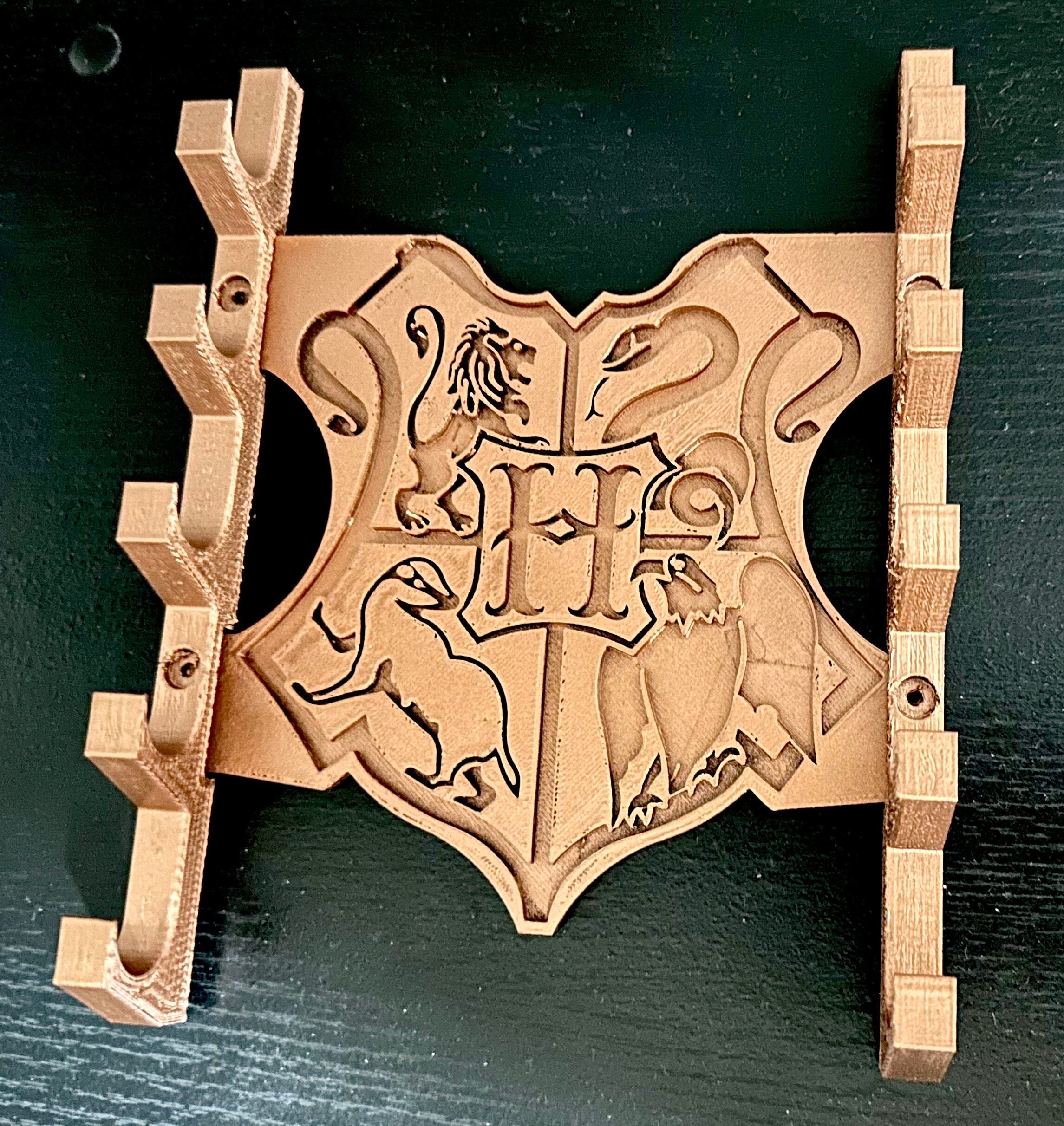 Hogwarts Wall-mounted Wand Rack - Etsy