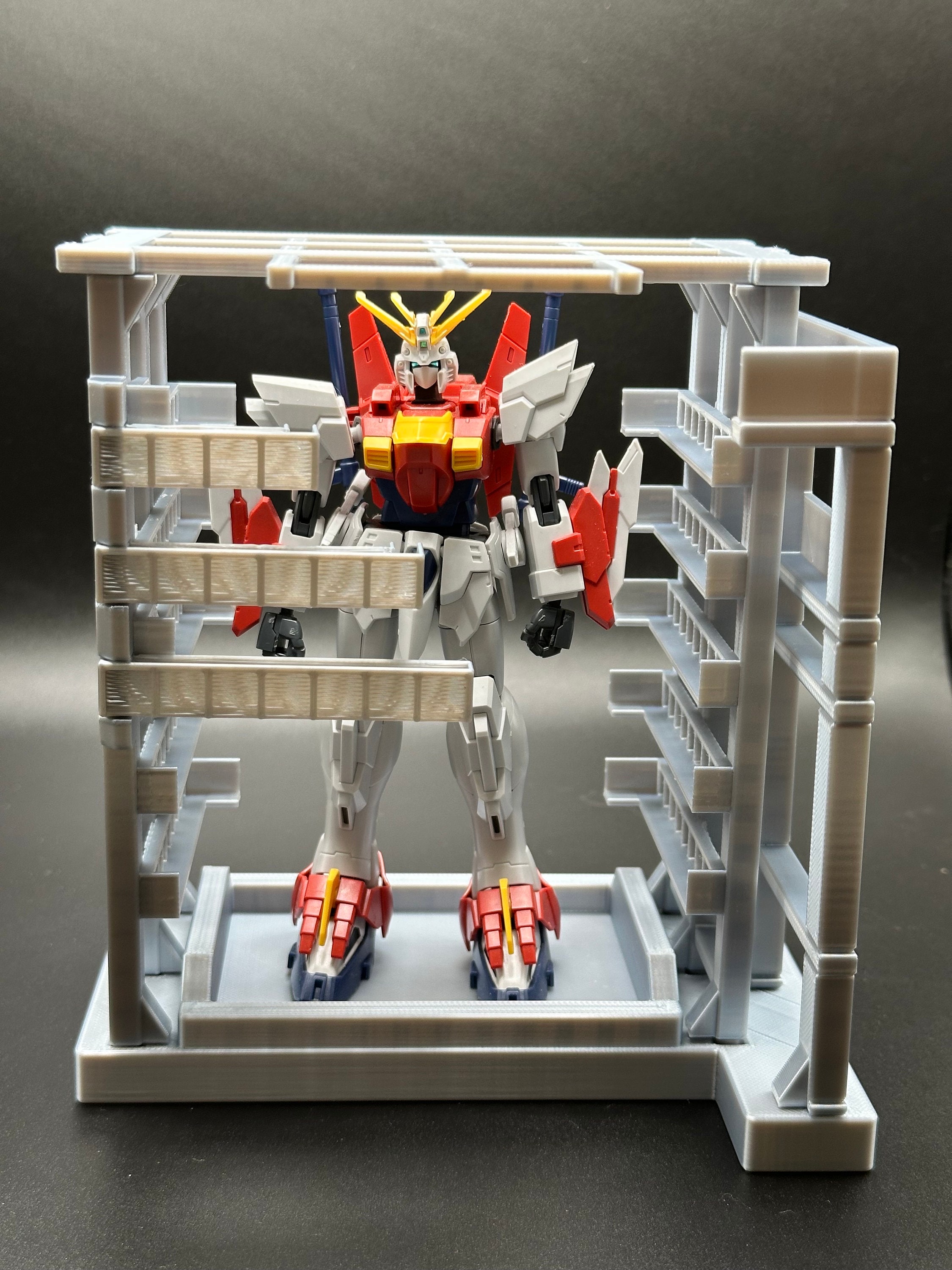 ☆ Diorama Hanger LB Ver.2 Wave H HANGER (WHITE) - Expandable Hanger Set for Mecha