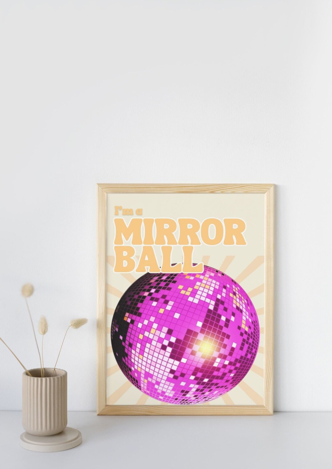 Taylor Swift Mirrorball Digital Poster Lyric Poster Etsy
