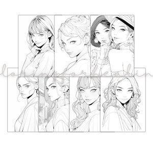 Coloring Pages Kpop Girl Fashion Printable K-pop Coloring Book Pages ...