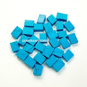 15 Piece Pack Indian Turquoise Raw 11-13 MM Size, Healing Crystal Raw, Unpolished Turquoise Rough For Jewelry Making