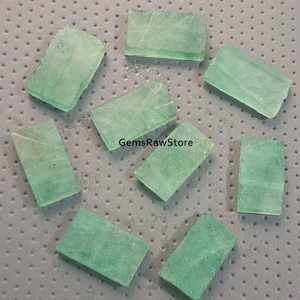 5 Piece Natural Green Strawberry Quartz Slab 25-30 MM Size, Strawberry Quartz Slab Gemstone, Quartz Raw Slab For Jewelry Making, Pendant