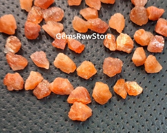 20 Piece Raw Sunstone: Natural Sparkle Rough Gemstones (8-12 MM)