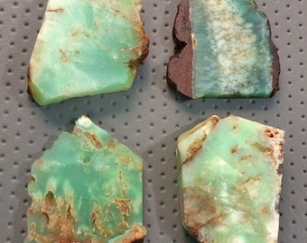 Natural Chrysoprase Rough Stone: Raw Gemstone (40-50MM 1 Piece) for Jewelry Making