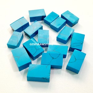 10 Piece Indian Turquoise Raw 16-20 MM Size, Turquoise The Stone Of Protection Turquoise Wholesale Rough For Jewelry Making