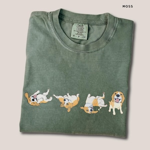 Beagle citron confort couleurs chemise chien maman papa cadeau mignon chiot heureux t-shirt amoureux des animaux de compagnie cadeau fête des mères fête des pères blond beagle amoureux cadeaux
