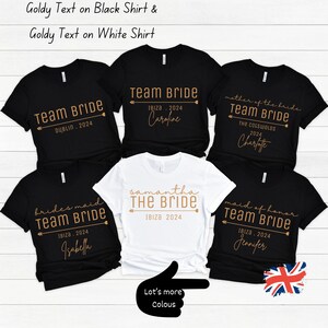 Hen Party T Shirts Hen Do Bride To Be Tribe Tops Personalised - Foto 2