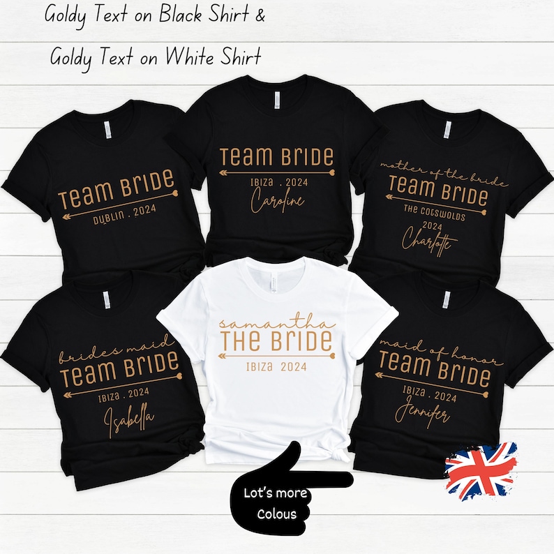 Personalised Hen Party T Shirts, Team Bride T Shirt, Hen Party Shirts ...