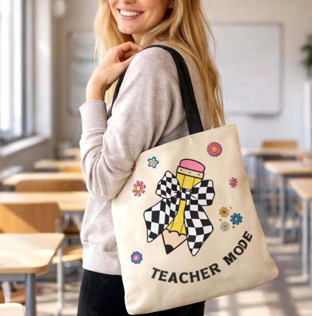 Teacher Tote Bag Teacher Appreciation Gift End of School Year Gift for ...