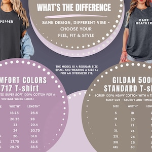 Comfort Colors versus Gildan 5000 size and fit comparison for GRUMPH buffalo graphic shirt.