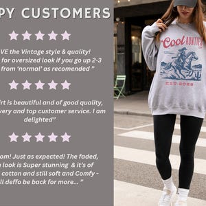 Cool Aunt Sweatshirt Gift Auntie Club Sweater Western Cowgirl Women Crewneck Pullover Pregnancy Announcement Reveal Birthday Matching Family image 7