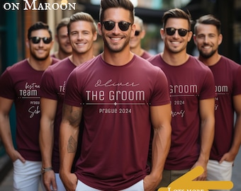 Custom Stag Party Shirts Personalized Team Groom Thirt Stag Crew Party Shirts Bachelor Party Shirts Bachelor Shirts Stag Gifts 4XL UK