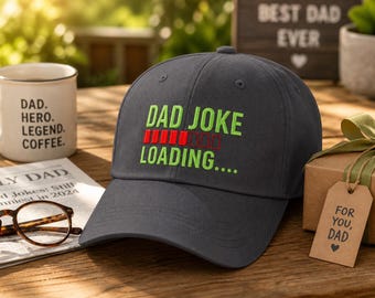 Papa Witz Laden Bestickte Papa Hut Lustige Vatertags Geschenk für Ehemann Papa Opa Klassische Baseballmütze