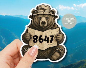 FDT Bear Sticker Funny Anti Trump Democrat Gift for Nature Lovers