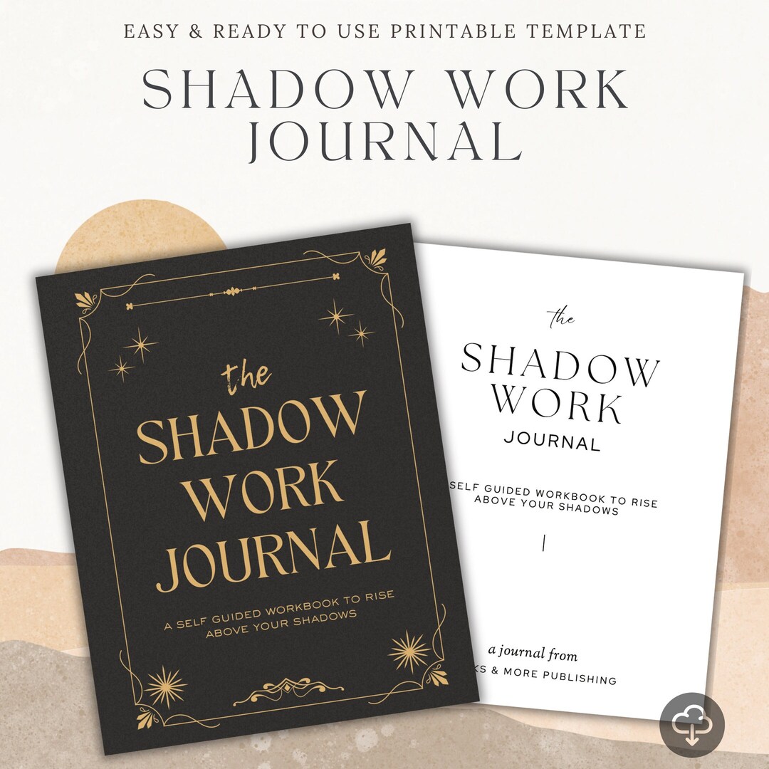 Shadow Work Journal PRINTABLE 172 Pages Anxiety, Emotions, Ego and ...