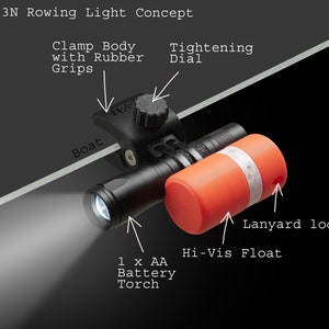 S33N Rowing Light White LED, Float Included image 3