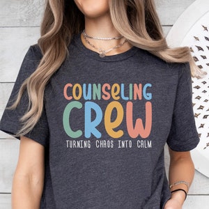 School Counselor Shirt, Counseling Crew Shirt, Counselor team shirt & Guidance counselor gift for school therapist, Sped Teacher Shirt