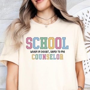 Funny School Counselor Shirt, Counseling Crew Shirt, Counselor Gifts, Mental Health School Shirts, Sped Teacher Shirt, School therapist gift