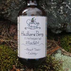 Organic Hawthorn Berry Tincture