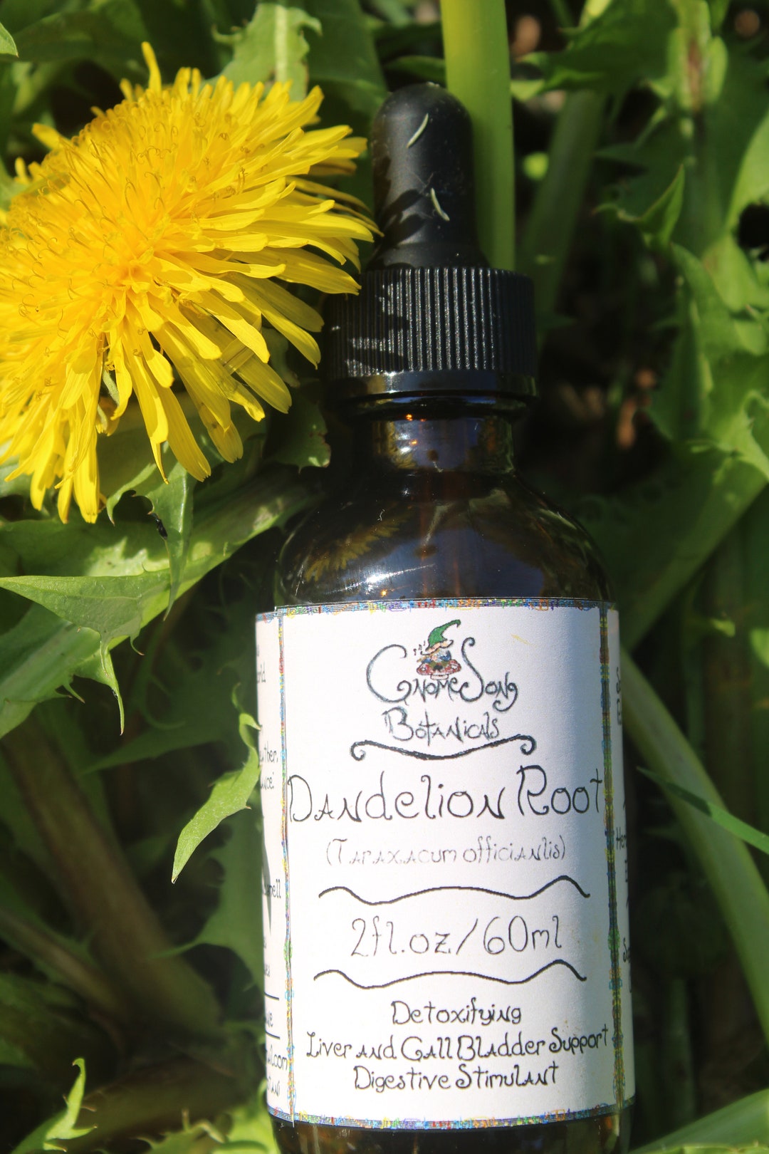 Organic Dandelion Leaf And Root Liquid Extract 2 Fl. Oz  59 Ml  11x5cm
