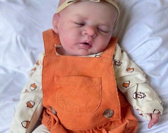 Real Baby Feeling Reborn Baby Doll in silicone pieno Ragazza Kendra con arti flessibili