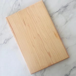 Maple Organic Cutting/Charcuterie Board Solid ONE Piece, all-natural, NON-TOXIC, Chemical free Wooden Cutting Boards