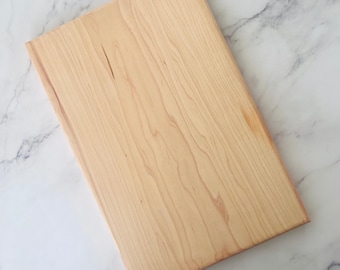 Maple Organic Cutting/Charcuterie Board Solid ONE Piece, all-natural, NON-TOXIC, Chemical free Wooden Cutting Boards