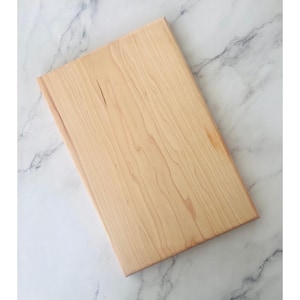 Maple Organic Cutting/Charcuterie Board Solid ONE Piece, all-natural, NON-TOXIC, Chemical free Wooden Cutting Boards