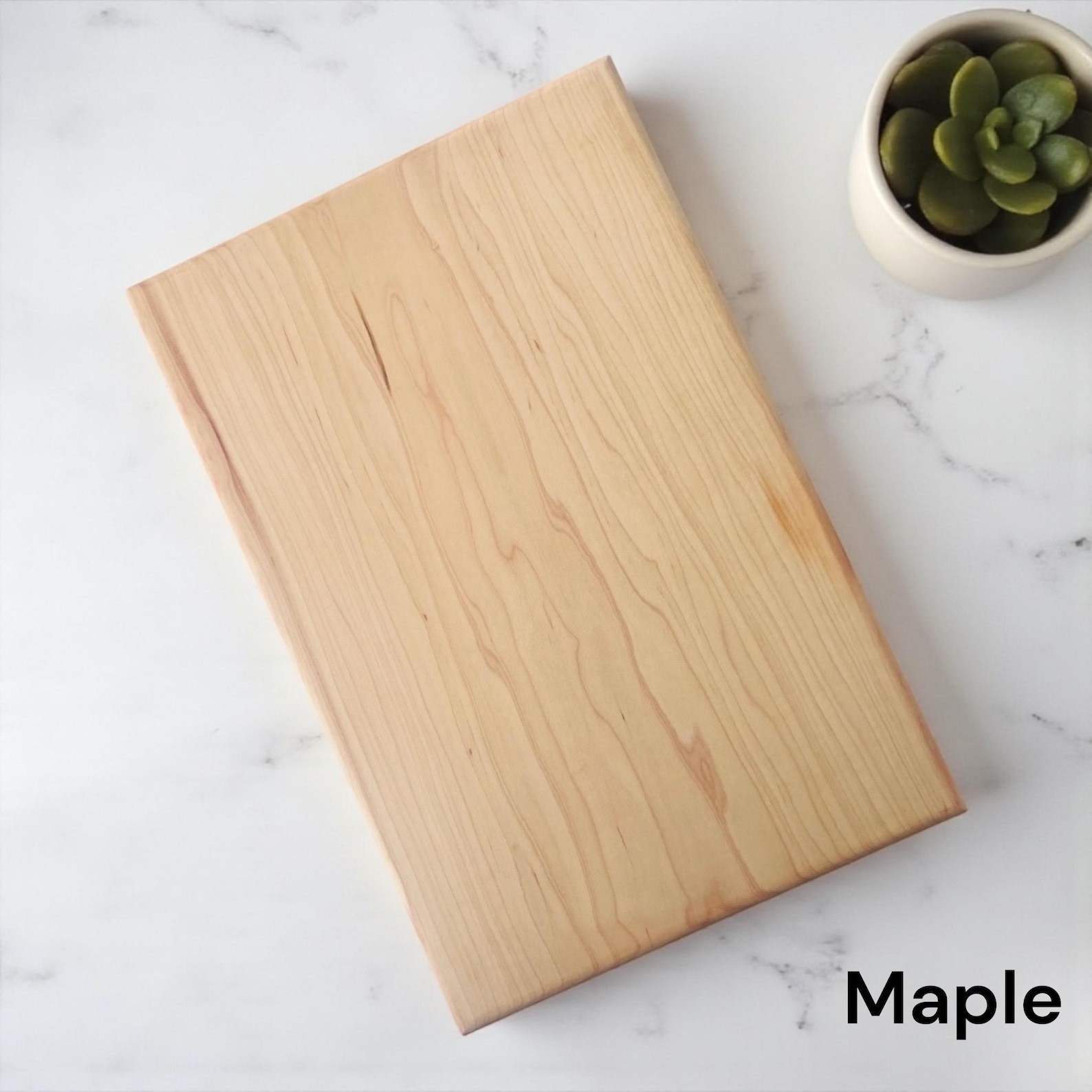 Solid Hardwood Cutting Board Maple 12X24"