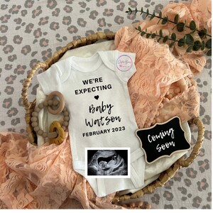 Social Media Digital Pregnancy Announcement Gender Neutral Baby Announcement Digital Pregnancy Reveal Instagram Facebook Boho announcement